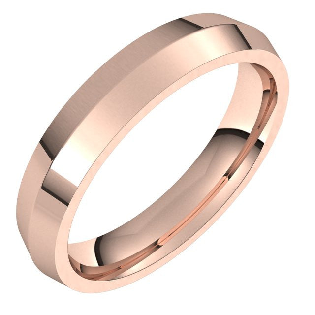 4mm Knife Edge Comfort Fit Wedding Band