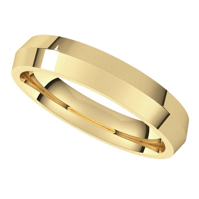 4mm Knife Edge Comfort Fit Wedding Band