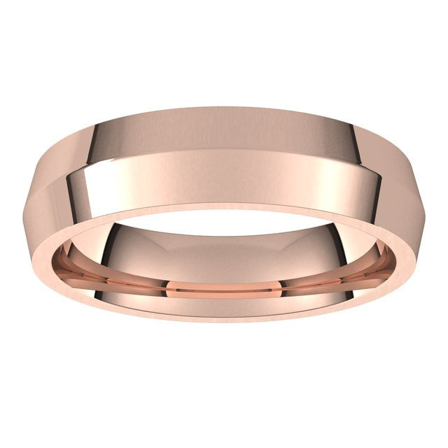 5mm Knife Edge Comfort Fit Wedding Band