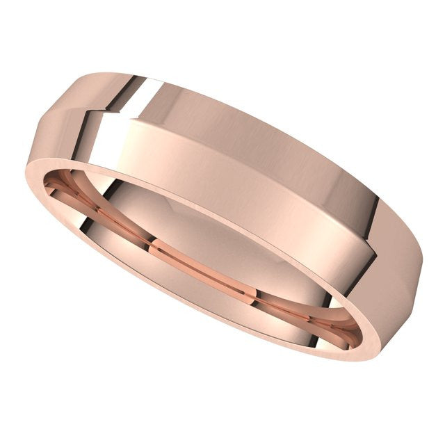 5mm Knife Edge Comfort Fit Wedding Band