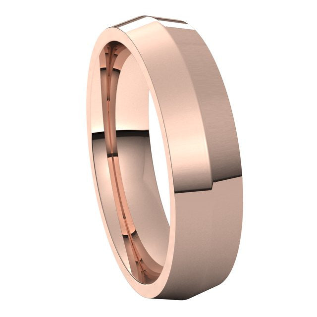 5mm Knife Edge Comfort Fit Wedding Band