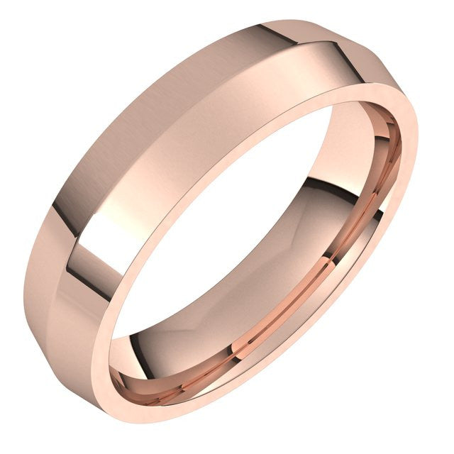 5mm Knife Edge Comfort Fit Wedding Band