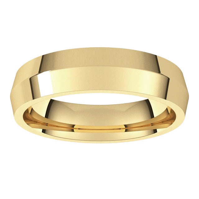 5mm Knife Edge Comfort Fit Wedding Band
