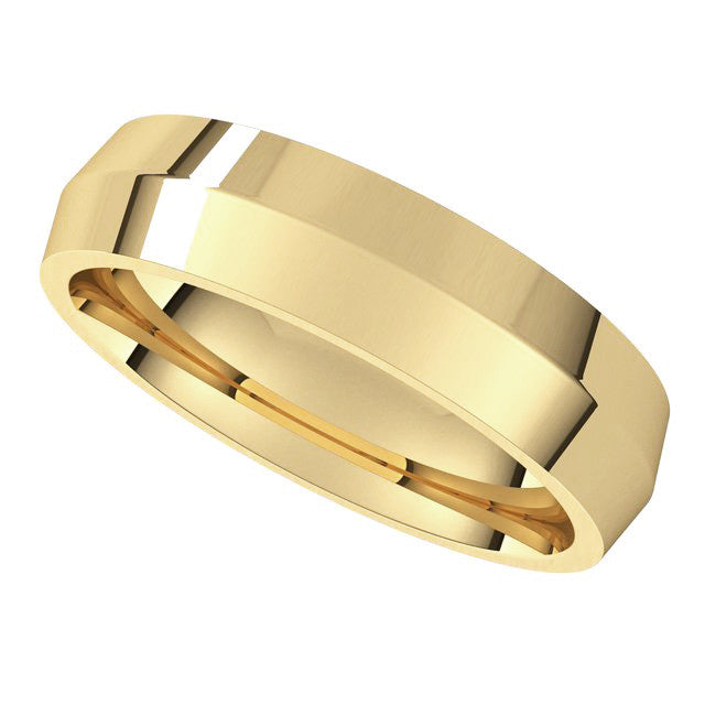 5mm Knife Edge Comfort Fit Wedding Band