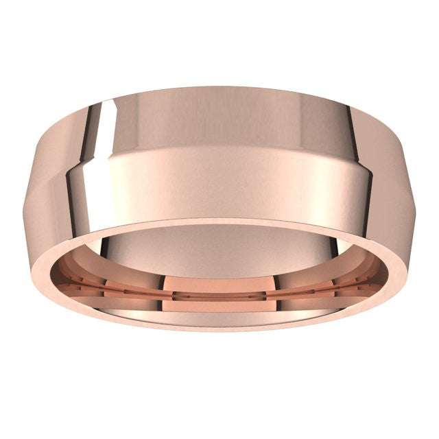 7mm Knife Edge Comfort Fit Wedding Band
