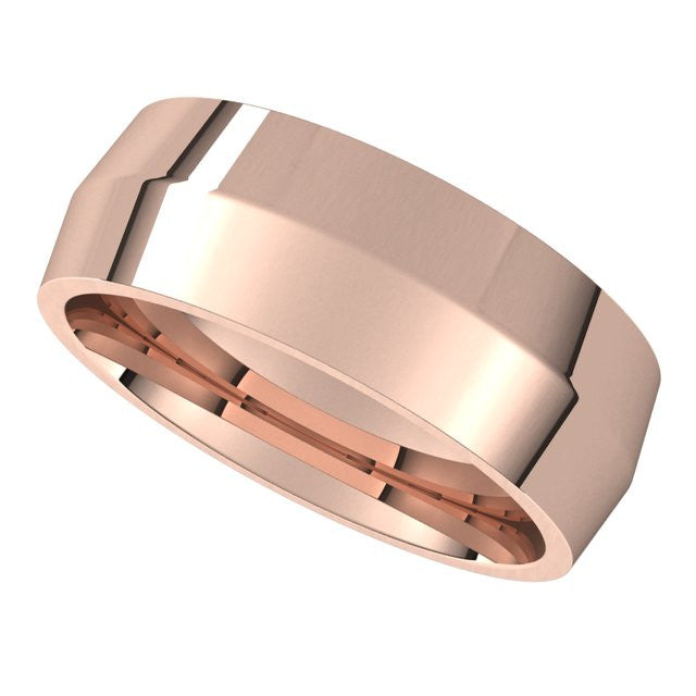 7mm Knife Edge Comfort Fit Wedding Band