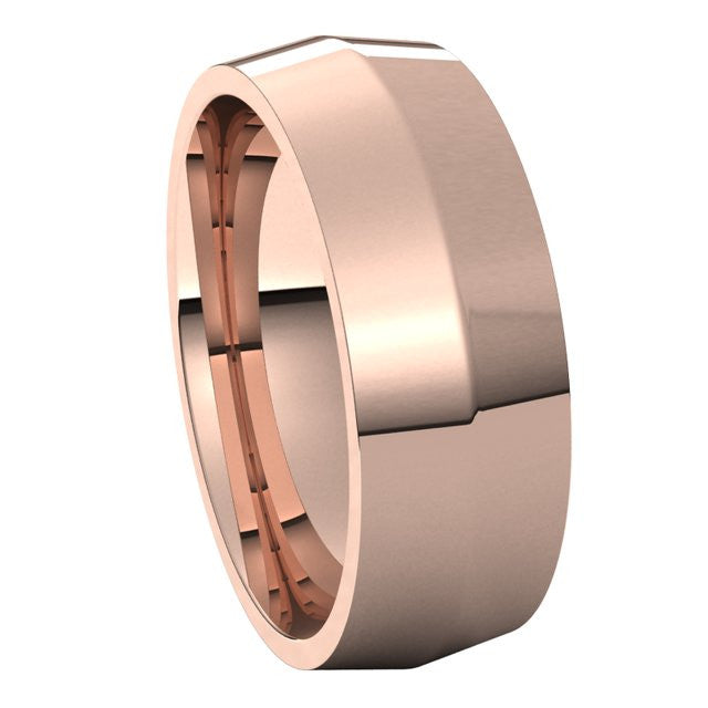 7mm Knife Edge Comfort Fit Wedding Band