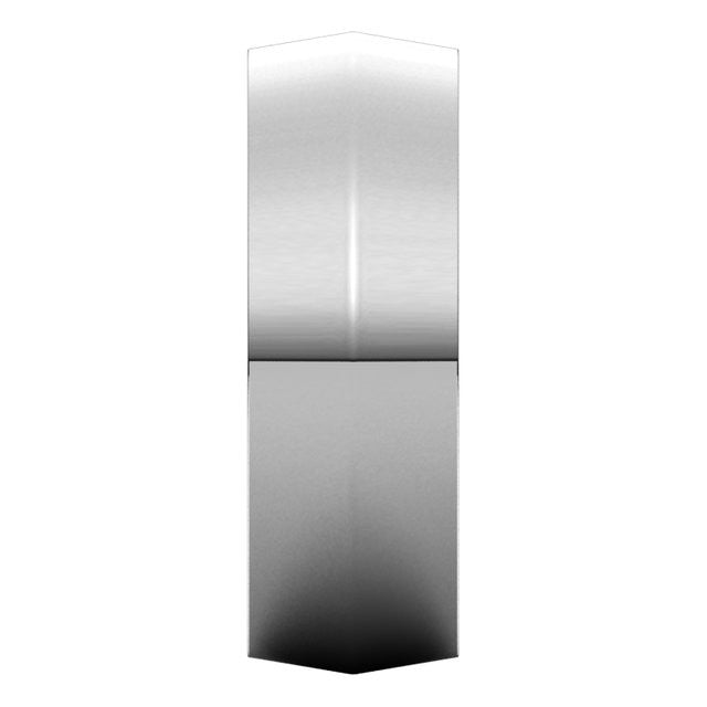 7mm Platinum Knife Edge Comfort Fit Wedding Band