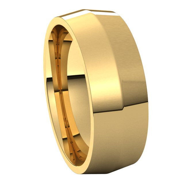 7mm Knife Edge Comfort Fit Wedding Band