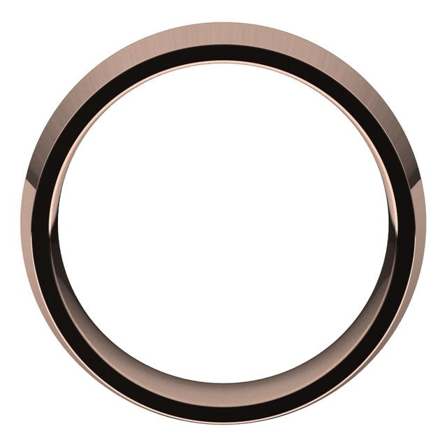 8mm Knife Edge Comfort Fit Wedding Band