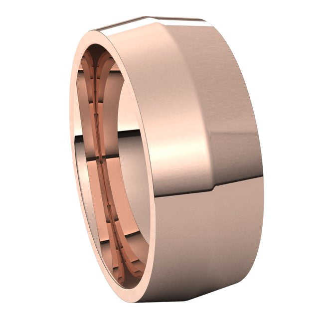 8mm Knife Edge Comfort Fit Wedding Band