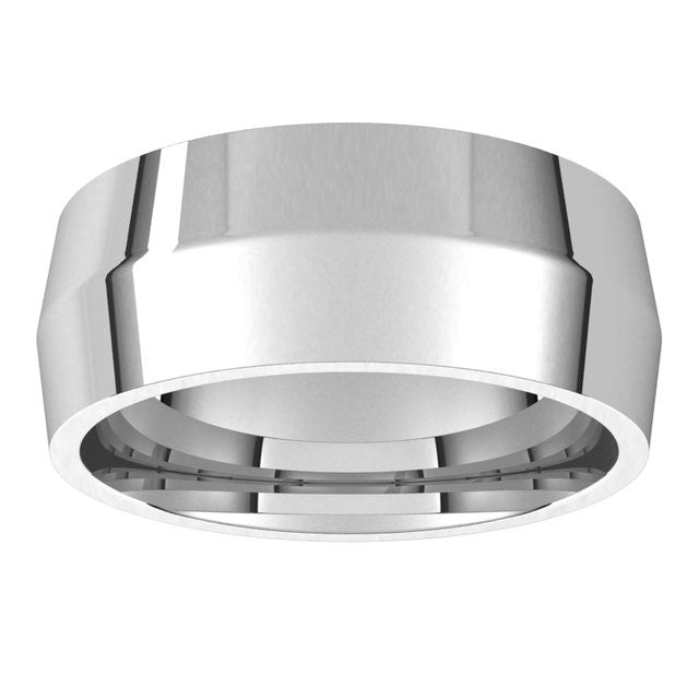 8mm Knife Edge Comfort Fit Wedding Band