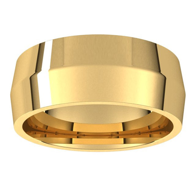 8mm Knife Edge Comfort Fit Wedding Band