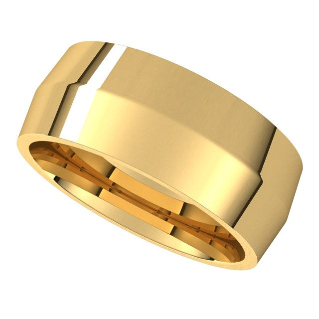 8mm Knife Edge Comfort Fit Wedding Band