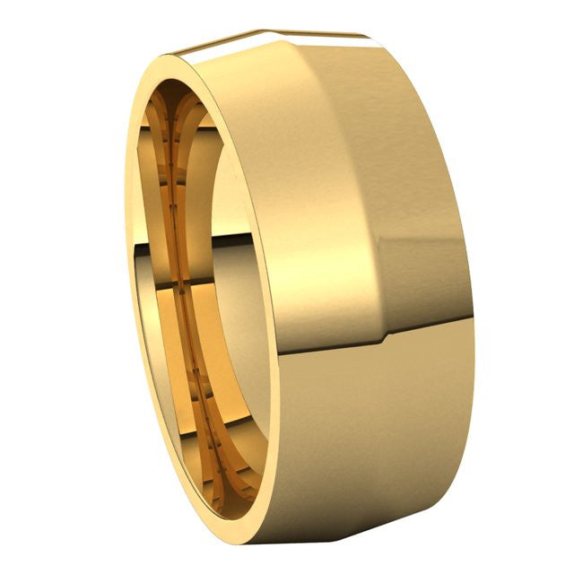 8mm Knife Edge Comfort Fit Wedding Band