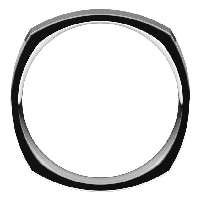 4mm Square Comfort Fit Wedding Band