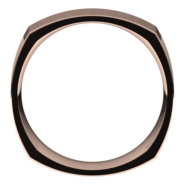 7mm Square Comfort Fit Wedding Band