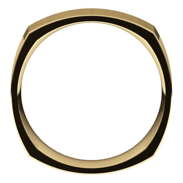 7mm Square Comfort Fit Wedding Band
