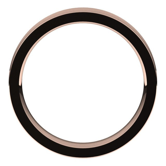 4mm Concave Comfort Fit Wedding Band