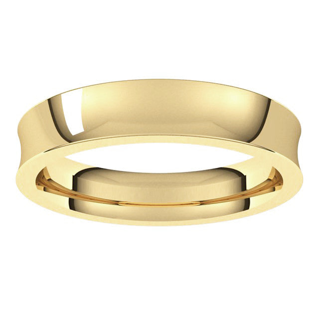 4mm Concave Comfort Fit Wedding Band