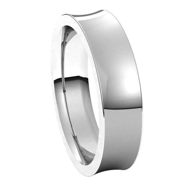 5mm Concave Comfort Fit Wedding Band