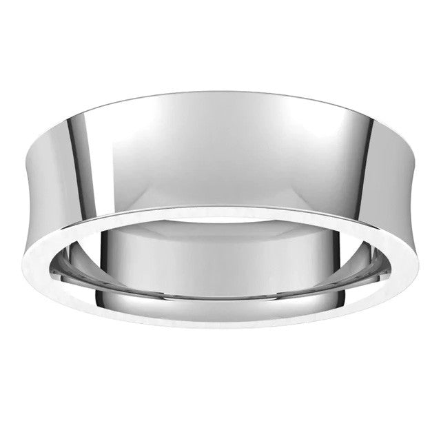 6mm Concave Comfort Fit Wedding Band