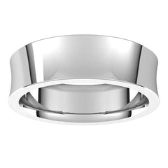 6mm Concave Comfort Fit Wedding Band
