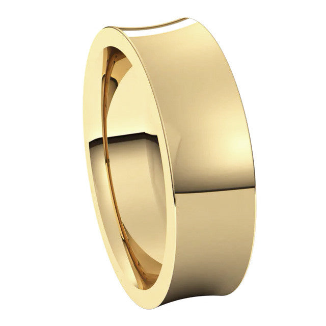 6mm Concave Comfort Fit Wedding Band