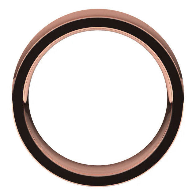 7mm Concave Comfort Fit Wedding Band