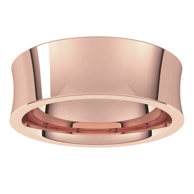 7mm Concave Comfort Fit Wedding Band