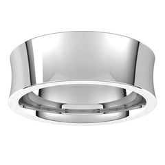 7mm Concave Comfort Fit Wedding Band
