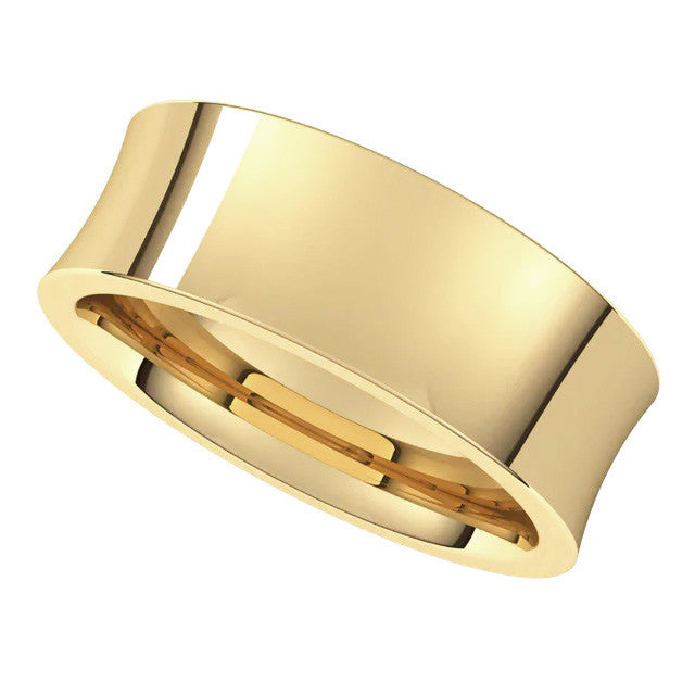 7mm Concave Comfort Fit Wedding Band