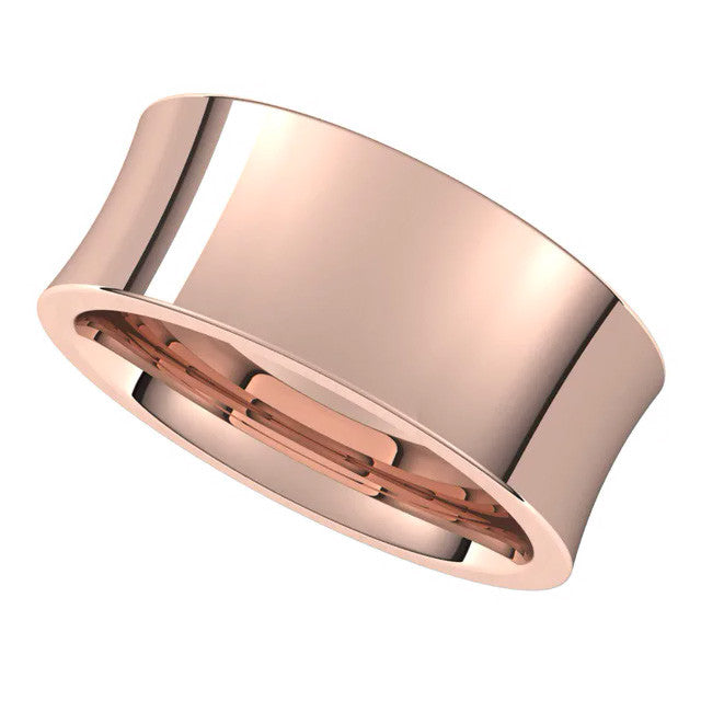 8mm Concave Comfort Fit Wedding Band