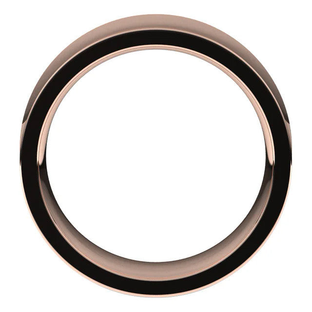 8mm Concave Comfort Fit Wedding Band