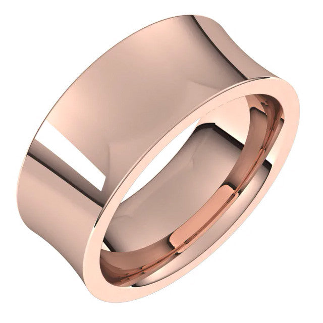 8mm Concave Comfort Fit Wedding Band