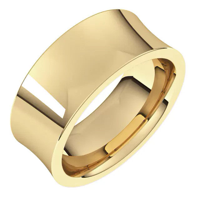 8mm Concave Comfort Fit Wedding Band