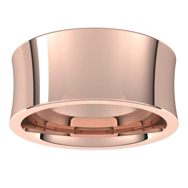 9mm Concave Comfort Fit Wedding Band
