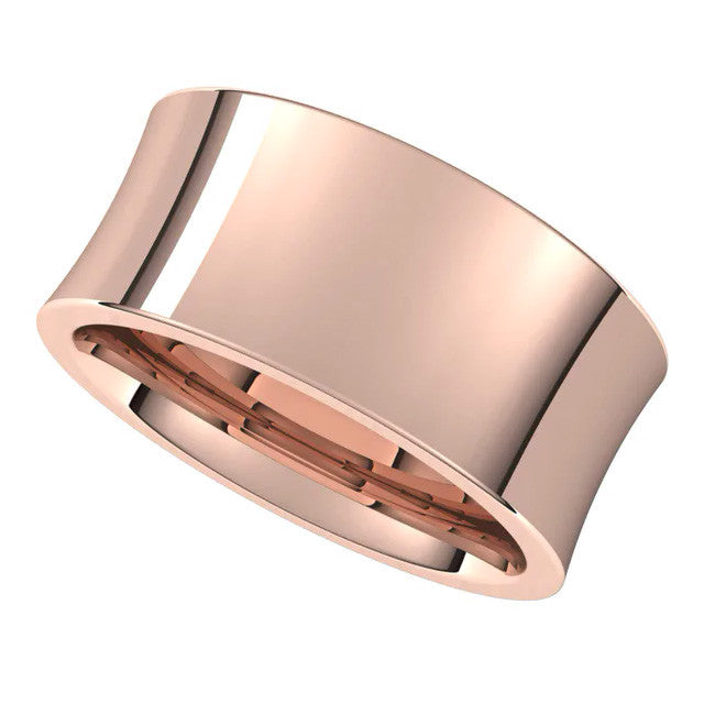 9mm Concave Comfort Fit Wedding Band