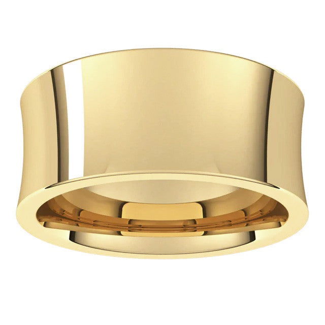 9mm Concave Comfort Fit Wedding Band
