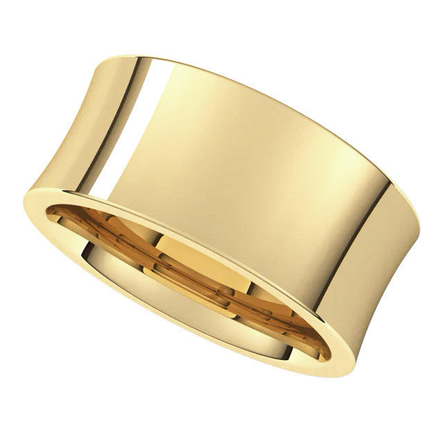 9mm Concave Comfort Fit Wedding Band