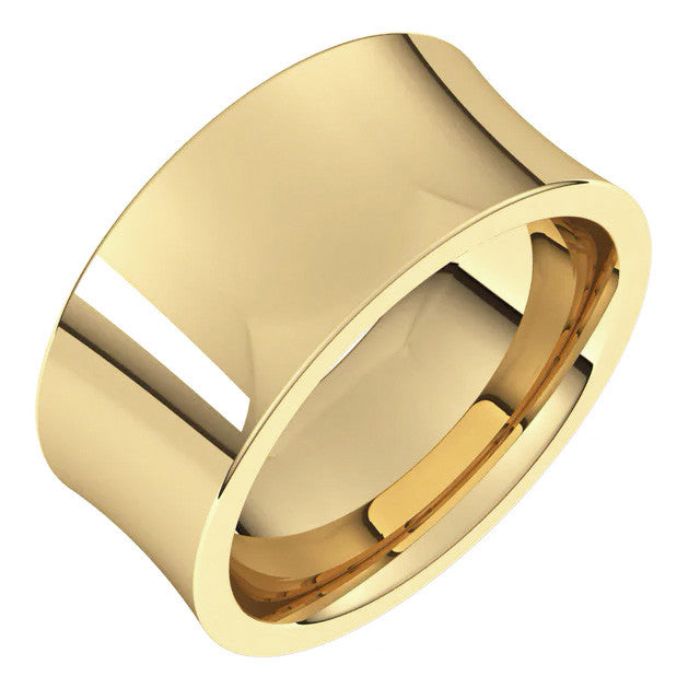 9mm Concave Comfort Fit Wedding Band