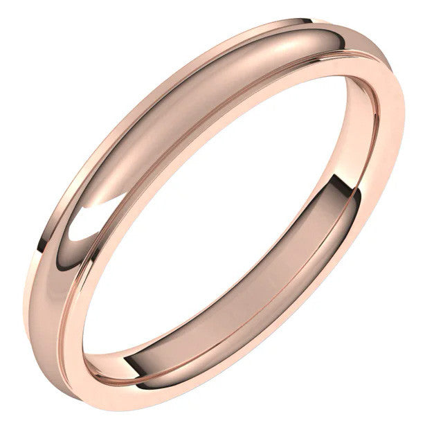 3mm Stepped Comfort Fit Wedding Band