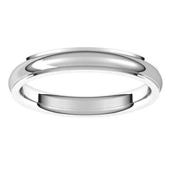 3mm Stepped Comfort Fit Wedding Band