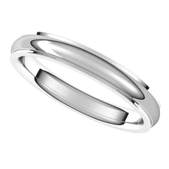 3mm Stepped Comfort Fit Wedding Band