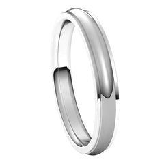 3mm Stepped Comfort Fit Wedding Band
