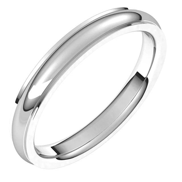 3mm Stepped Comfort Fit Wedding Band