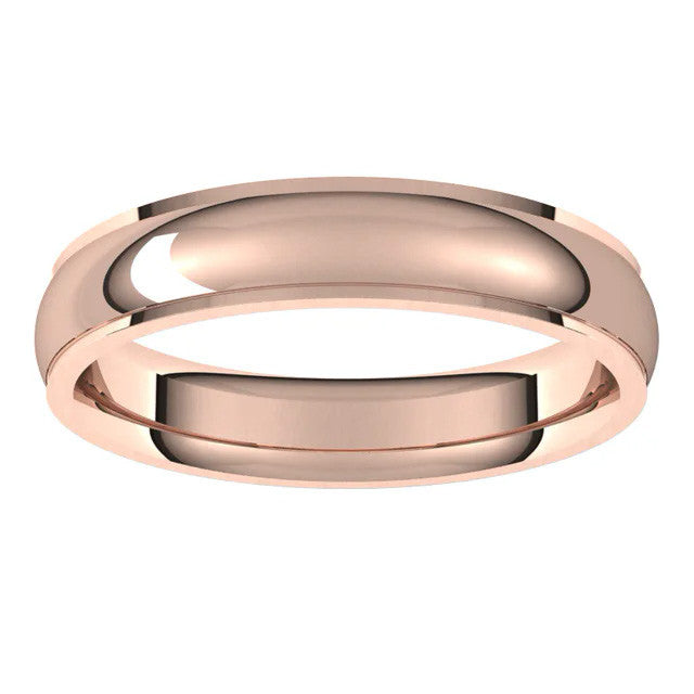 4mm Stepped Comfort Fit Wedding Band