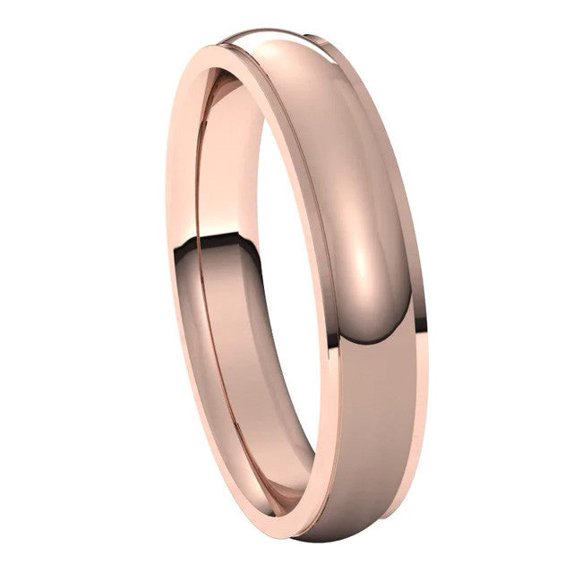 4mm Stepped Comfort Fit Wedding Band