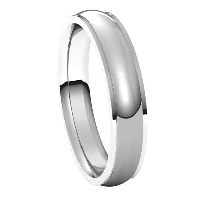 4mm Stepped Comfort Fit Wedding Band