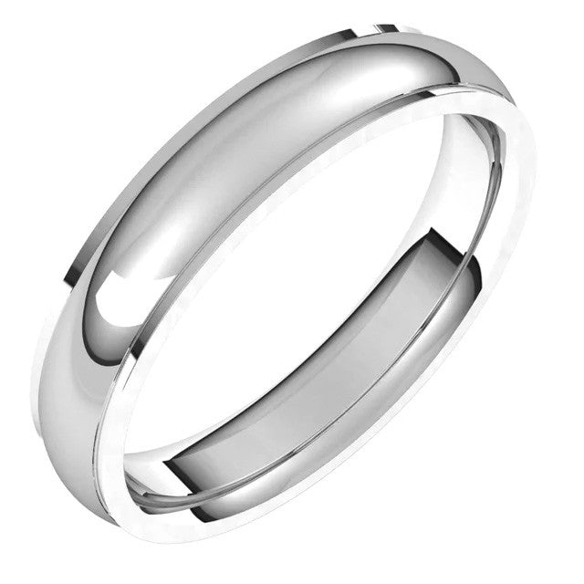 4mm Stepped Comfort Fit Wedding Band